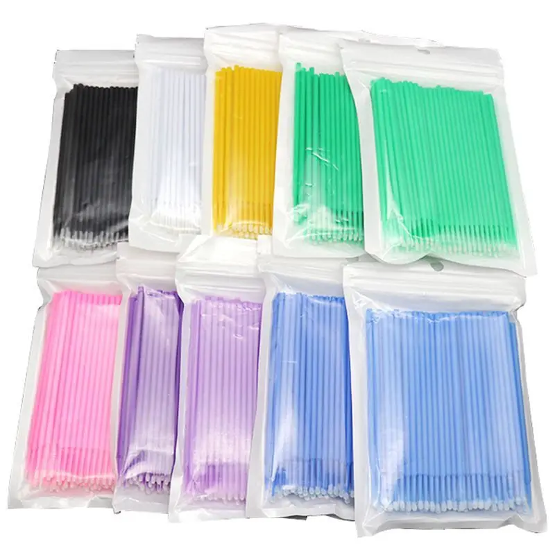 

China factory wholesale disposable micro wands for eyelash grafting 100pcs/pack