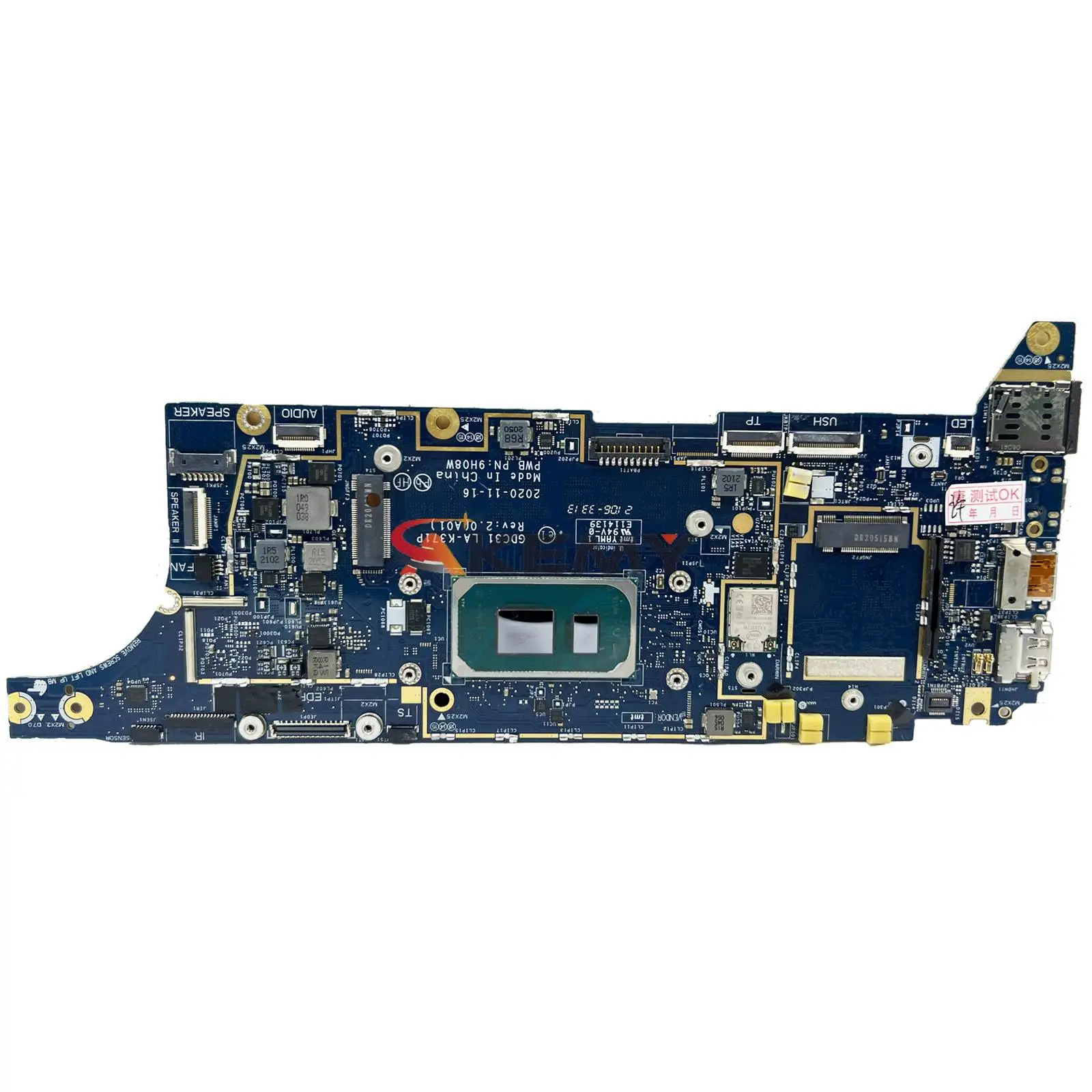 

GDC31 LA-K371P For Dell Latitude 7420 7320 Laptop Motherboard With i5-1135G7 i7-1185G7 CPU 8G/16G-RAM PN:9H08W CN-095TWY 09RW31