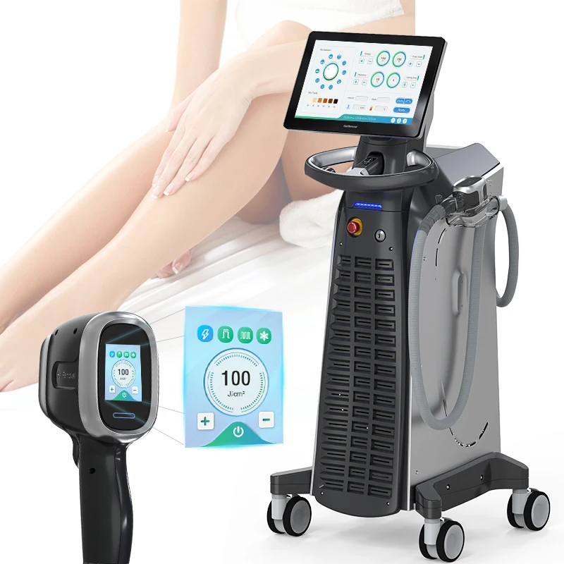 

2023 Newest 808nm Diode Machine Laser Hair Removal 4 wavelengths Laser Remove Hair Spa Salon Clinic Use