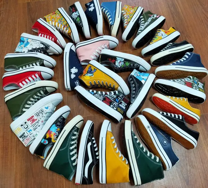 

Chinese d women's casual canvas shoes stock mixed style cheap wholesale price