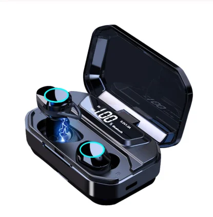 

GlobalCrown G02 V5.0 Bluetooth Stereo Wireless IPX7 Waterproof Touch Earbuds with LED Display