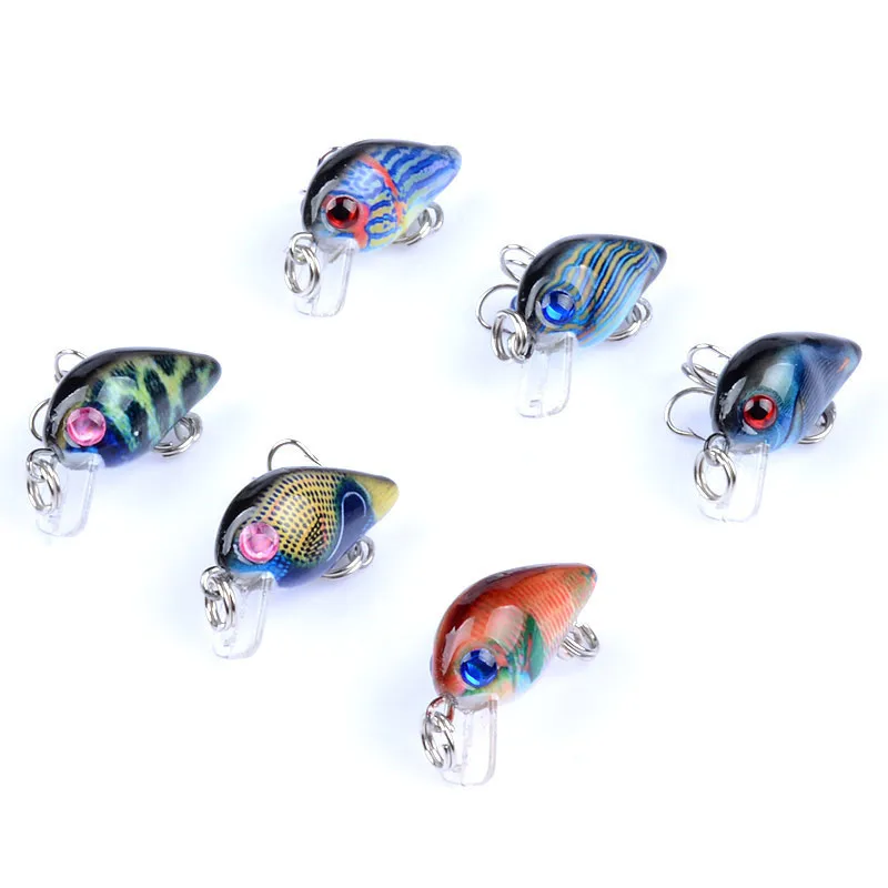 

1Pcs Wobblers Crank Fishing Lure Baits 3D Painting Artificial Hard Isca Herring Pond Carp Pike Freshwater White Carp Squid