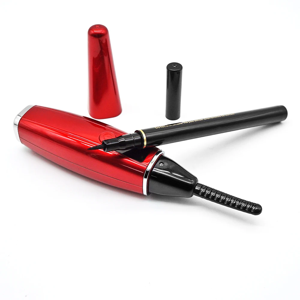

Quick Heating Mini USB Rechargeable Electric cosmetics makeup eyelash curler, Red,black,white