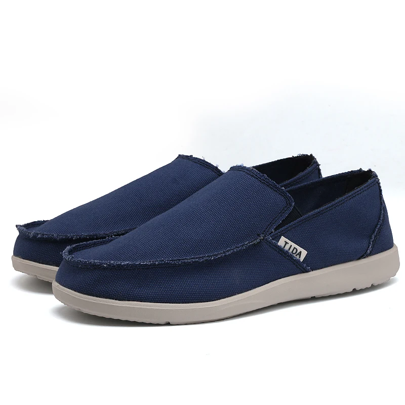 

low price Comfortable and durable High Quality Spring Summer Flat Fashion Canvas Trendy Casual Slip On Loafers Shoes