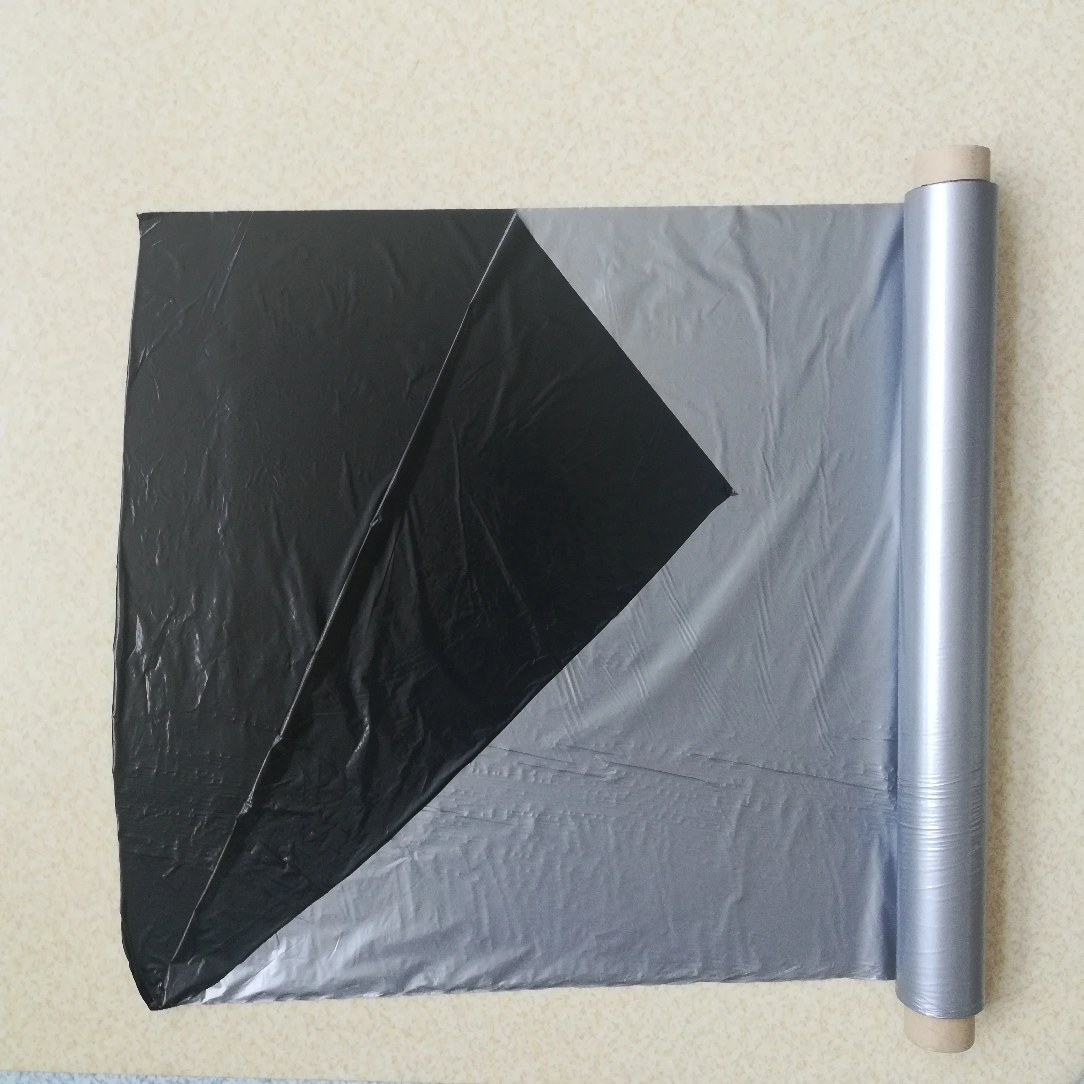 
Agricultural plastic mulch Black silver reflective mulch film 