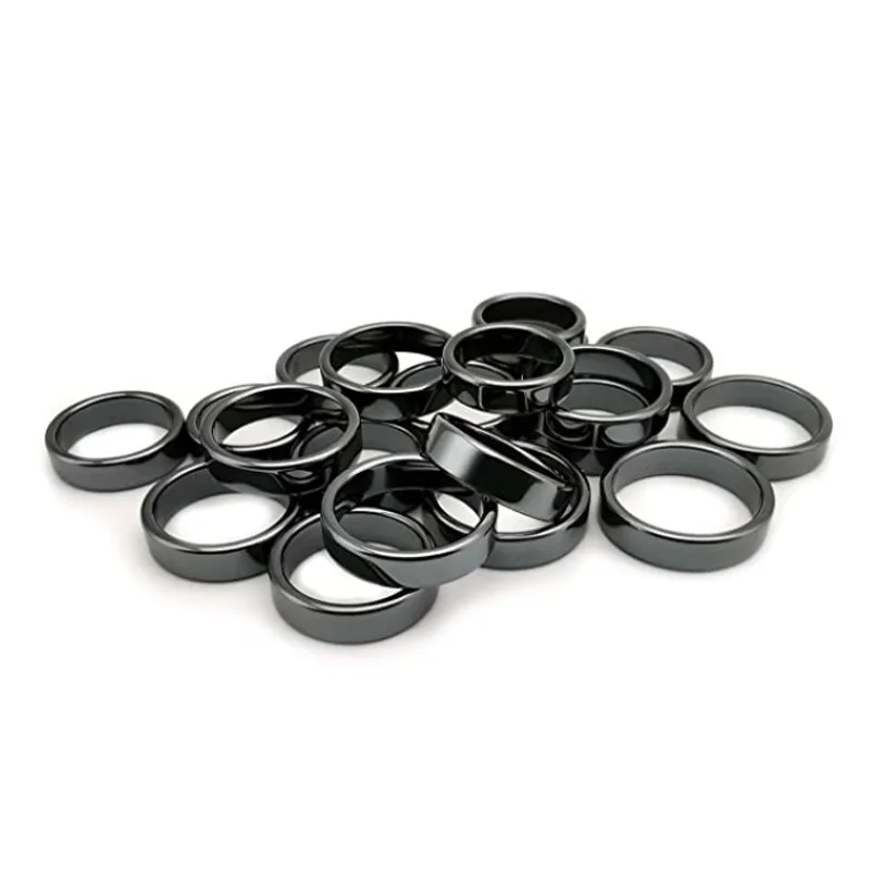 

Charms Magnetic Weigh Loss Rings For Women Fashion Jewelry Hematite Rings, As picture