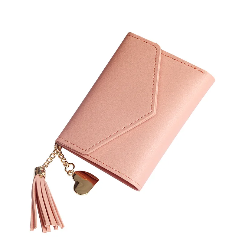 

Wholesale clutch handbag Women's purse tassel pendant litchi pattern wallet card bag zero wallet bag for girl handbag
