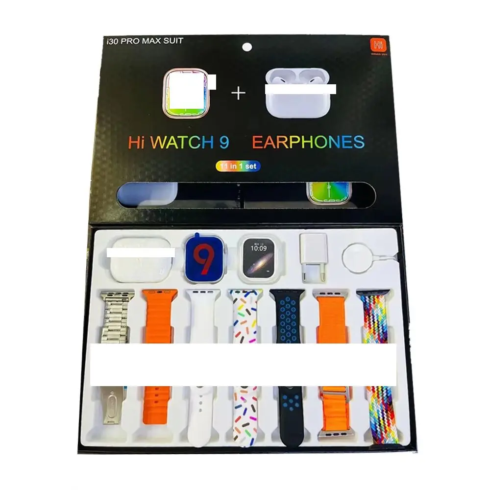10 in1 i20 Ultra Max Suit Smartwatch 2.3 Inch HD Large Screen Wireless Charging True Buckle Screw 49MM Smart Watch TWS Earphones