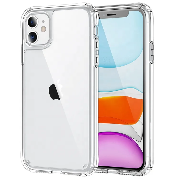 

Free sample Shockproof Clear Transparent Phone Case for iphone 11 12 13 hybrid case acrylic