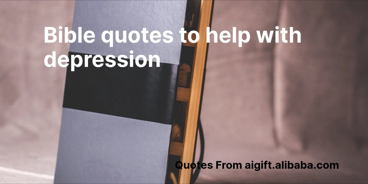bible quotes to help with depression