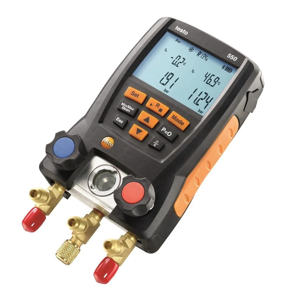 Testo 550 Digital Manifold Kit With Bluetooth Buy Manifold Gauge