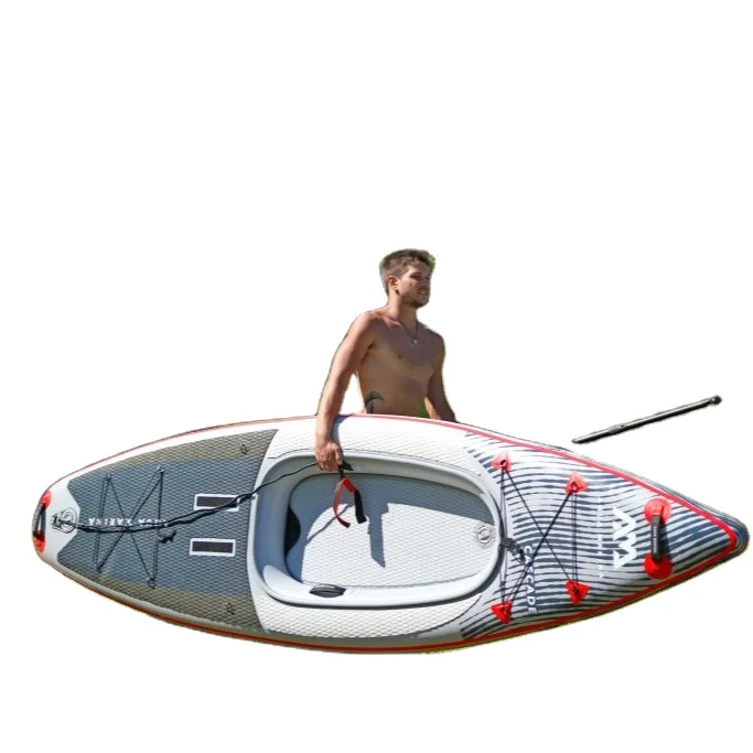 

Aquamarine Bt-21Cap Hydro Force 11'2" X 35" X 8" 1 Person Inflatable Kayak Sale, Grey, blue