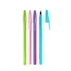 Reliabo China Online Selling Cheap Promotion Multicolor Fancy Solid Plastic Ball Pen With Lid