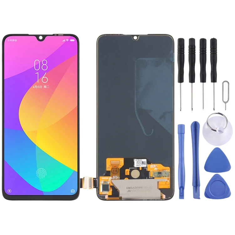 

OLED Material LCD Screen and Digitizer Full Assembly for Xiaomi Mi CC9 / Mi 9 Lite