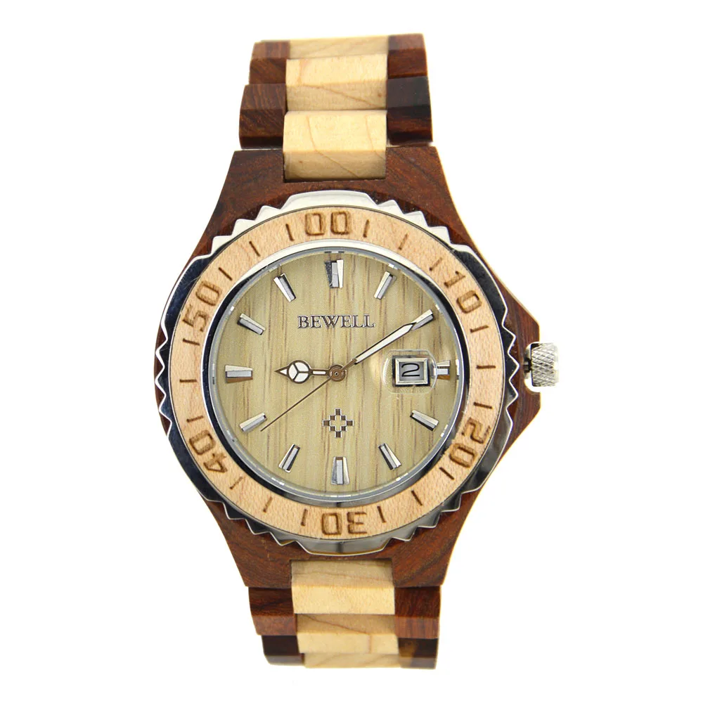 

Mens Personalized Wood Watches in 3 ATM Water Resistant Wristwatch