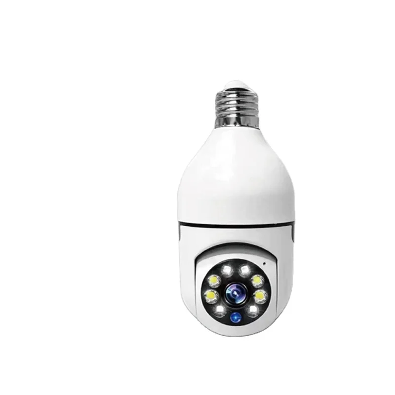 

SWGJ V380-1 Full color night vision 1080P CCTV camera automatic tracking security HD camera PTZ WiFi bulb camara wifi