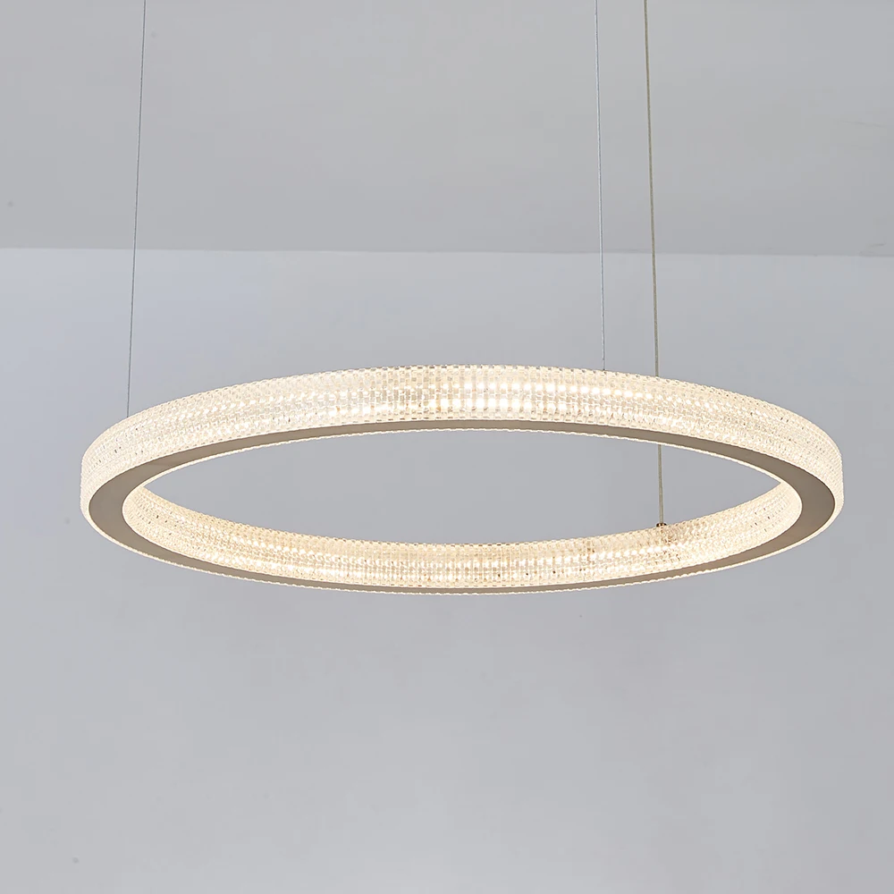 New design modern ceiling light for dining room ring led pendant chandelier lamp fixture