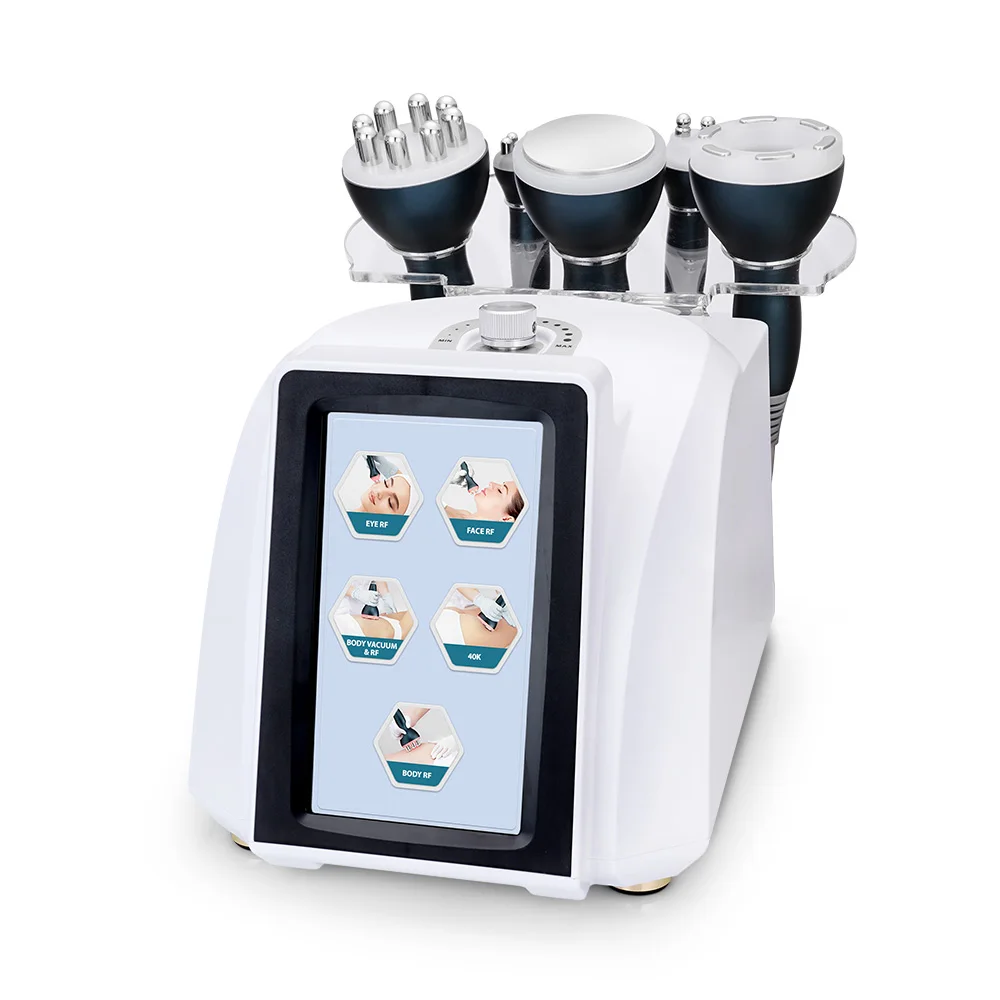 

Mychway 5 in1 Ultrasound RF Cavitation vacuum body Body slimming Skin tightening machine