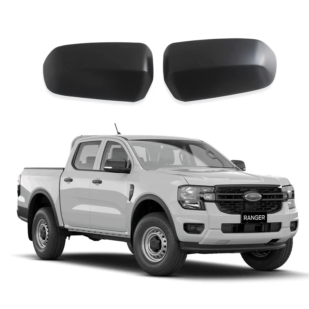 

Ycsunz For Ford Ranger accessories black ABS Side Door Mirror Cover Ranger wildtrack XLT 2022 2023
