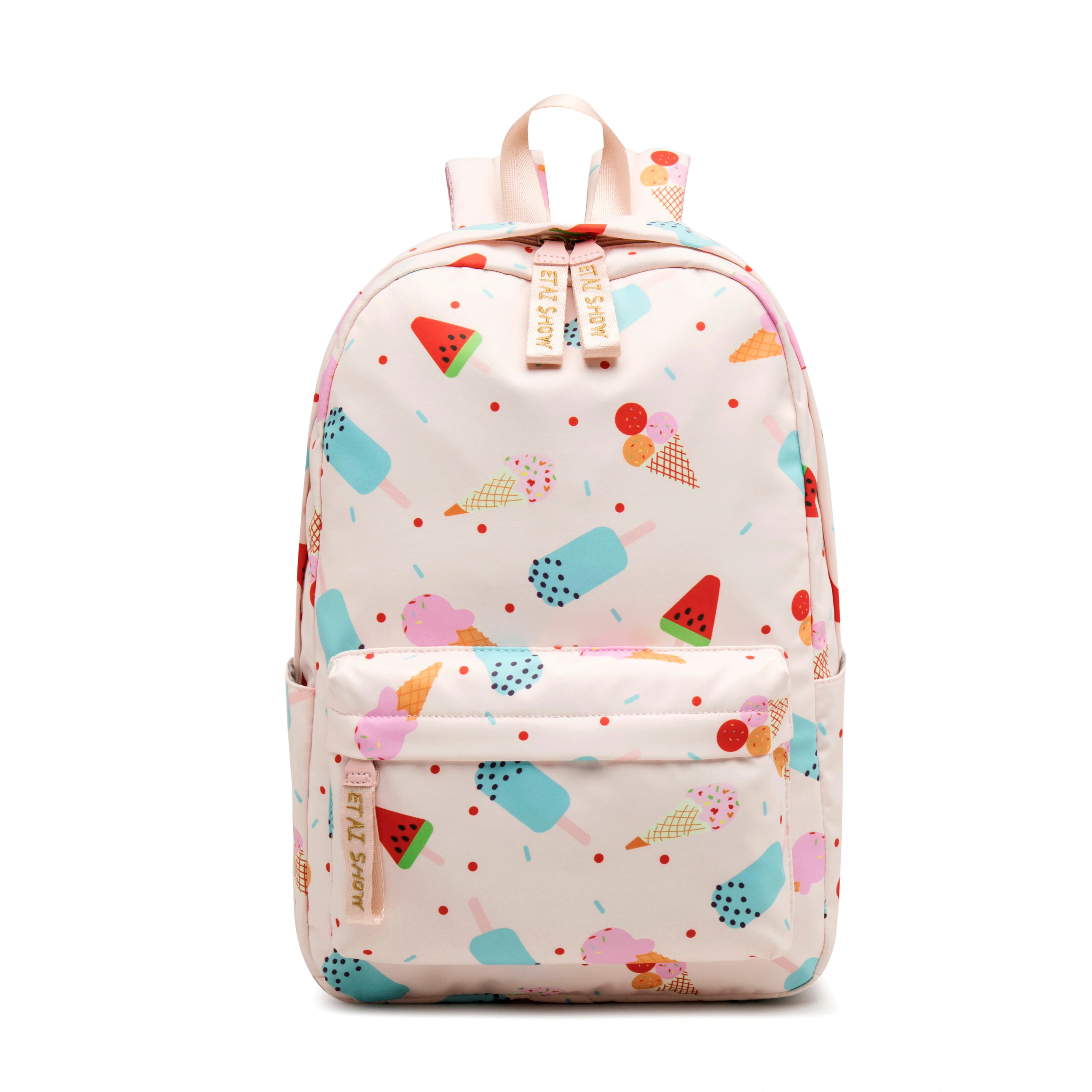 

Fashion campus bag teenage girls cute Ice cream pattern laptop school bags large capacity bagpack computer backpack, Gradient colours