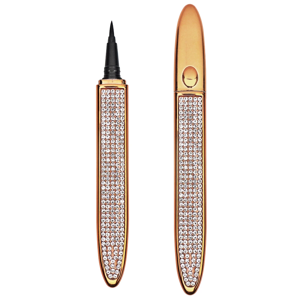 

Magic diamond adhesive eyeliner pen for false eyelashes hold, Pink, blue