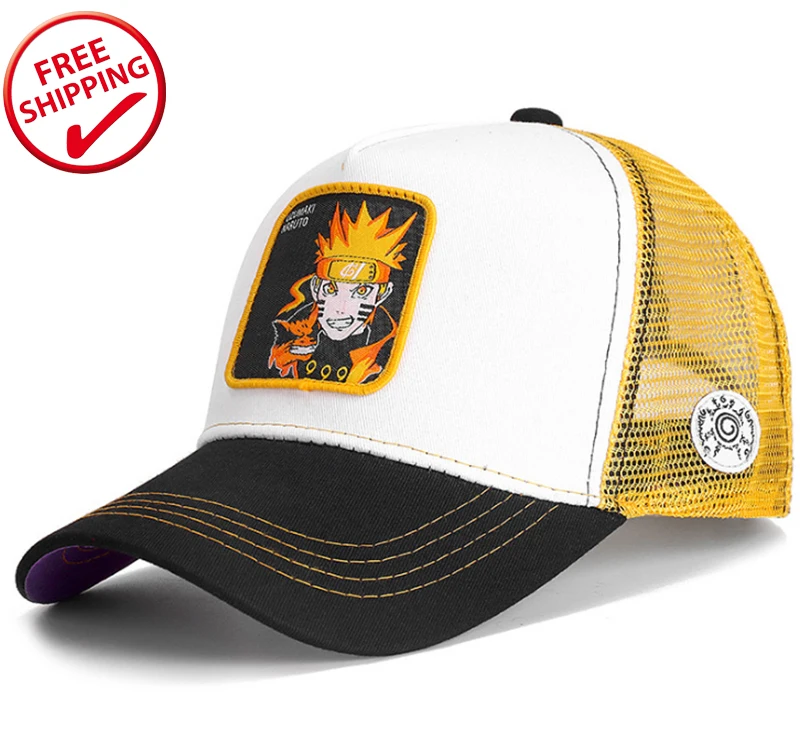 

Hip Hop Dad Mesh Hat Men Trucker Hat Goorin Bros Anime Cartoon Baseball Cap, Colorfuls