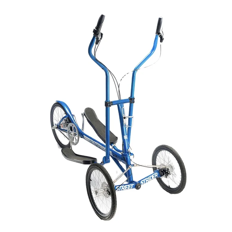 

3i Patent product China Wholesale indoor and outdoor machine fitness equipment elliptical bike, Blue and gray