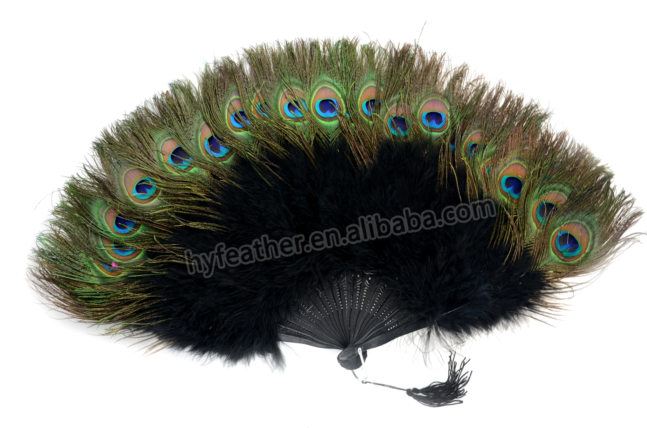 制作粉丝马里亚格羽毛产品手扇婚礼用羽毛为新娘粉丝 - buy feather