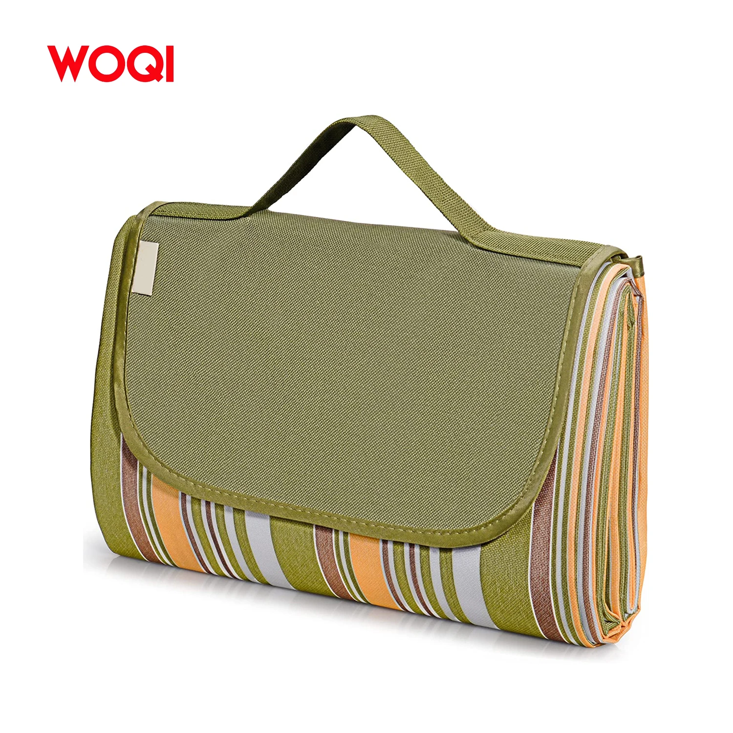 WOQI Waterproof Beach Picnic Blanket Outdoor Portable Picnic Mats Camping Ground Mat