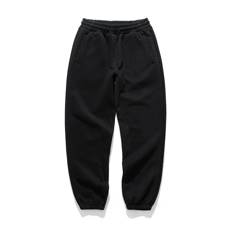 Wholesale Custom Sweatpants for Men Soft Fleece Jogging Pants Embroidered Print Black Pink Track Pants Mid OEM Printed Joggers