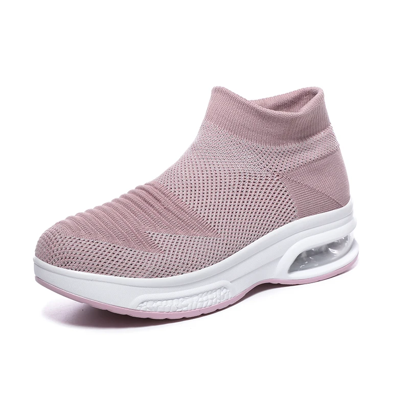 

Slip-on Flats Shoes Women Summer Breathable Flying Weaving Casual Shoes Breathable Lightweight Mesh Fashion Sneaker Trendy New