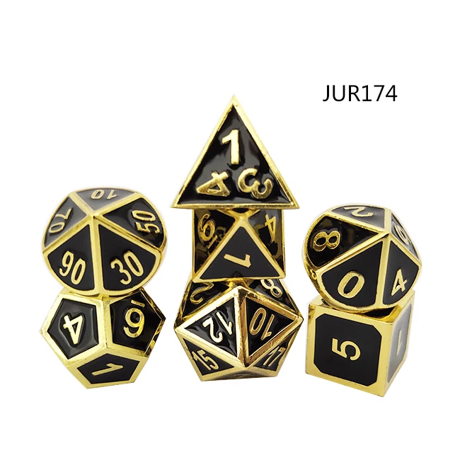 
Zinc alloy promotion gift sets custom 20 sided dice printed with colors manufacturer direct for sale 
