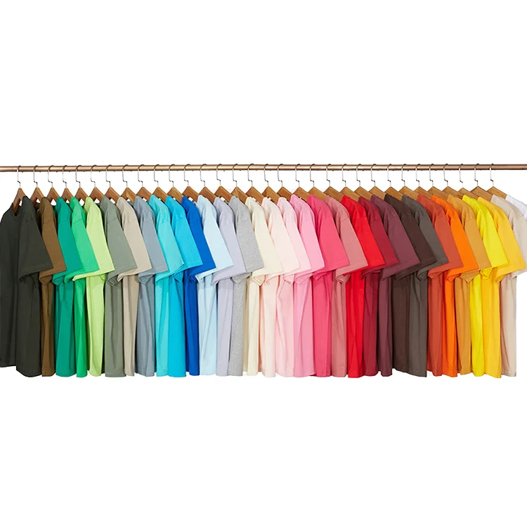 Wholesale Custom Heavyweight Oversized Tee Shirt Round Neck Line Tshirt Black Plain t Shirt for Men