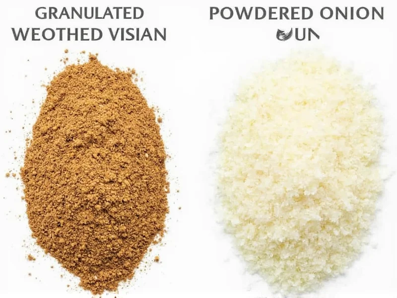 Granulated vs Powdered Onion: Key Differences Explained