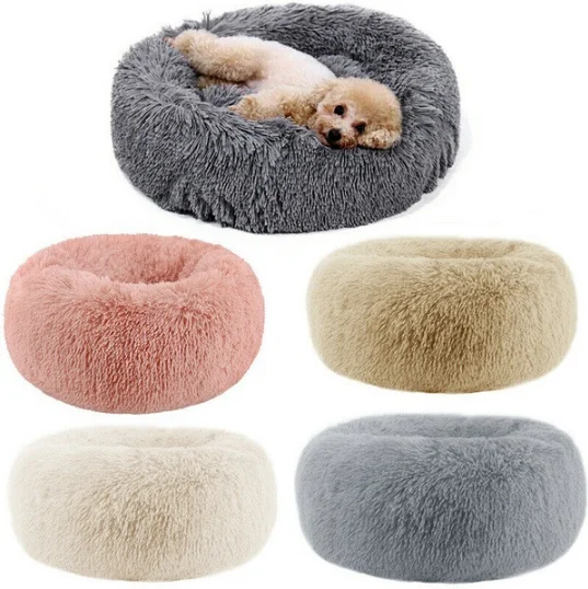 

Hot Sale Round Dog bed pet bed Large super soft and quality bed, Customized color