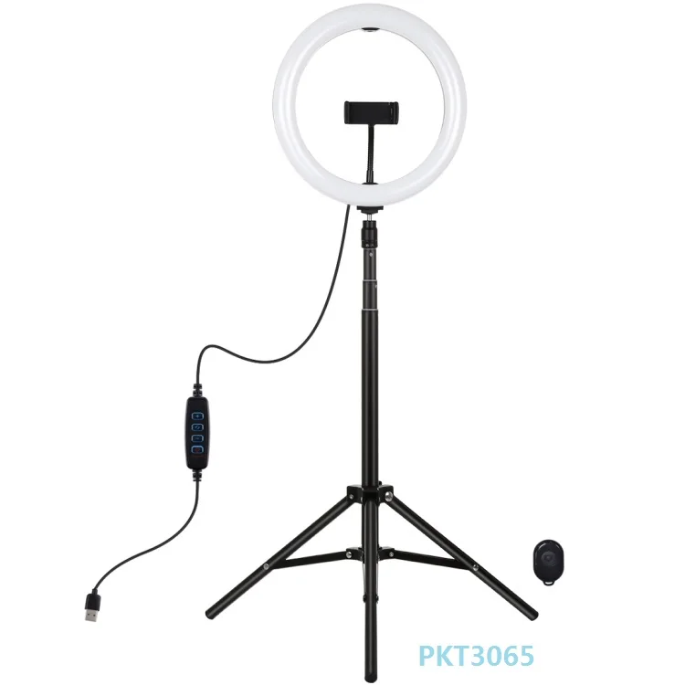 

Cheap PULUZ 1.65m Tripod and 10.2 inch 26cm 3 Modes Dimmable Selfie Ring Light