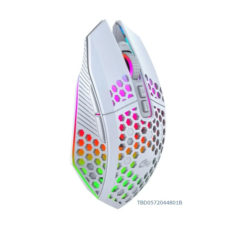 

Online shopping 8 Keys 1200DPI Office Games mute noise reduction Hollow Luminous Wireless Mouse