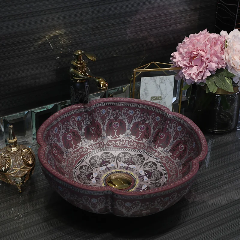 

Chinese hot selling counter top ceramic wash basin sinks for bathroom face sink basin