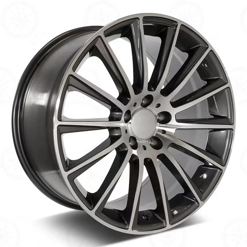

Top sales 18 20 19 inch rims 5 holes 5x112 sliver/Black Casting car alloy passenger car wheels for Benz