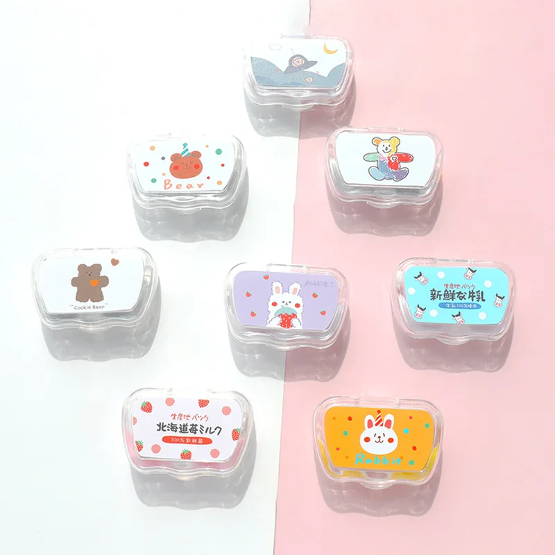

Customized Cute lens case Wholesale Contact Lenses Box Display Box Contact Lens Case with Mirror Plastic Contact Lens Case
