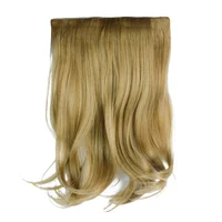 

High Quality Hot Selling Fashion 5 Clips Synthetic Fiber Clip In Hair Extension DS-P73076