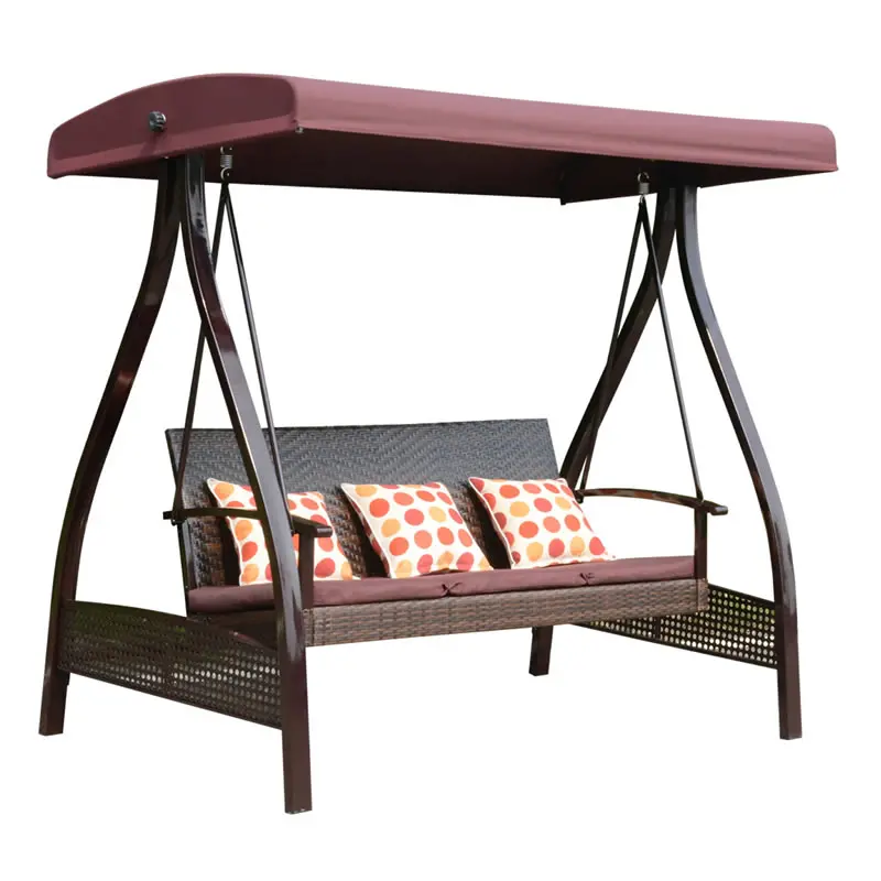 Venta al por mayor silla columpio mimbre-Compre online los mejores