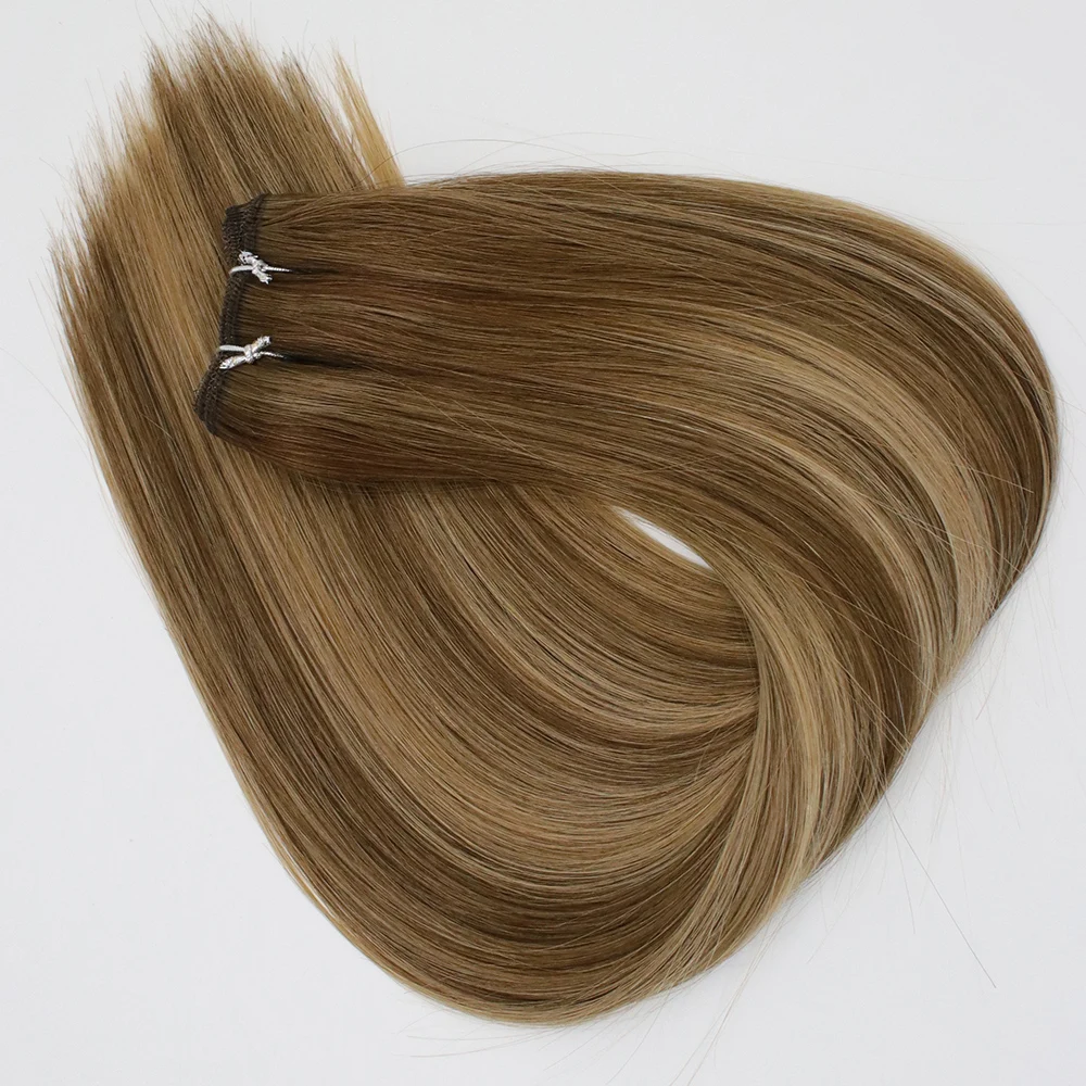 

Fangcun Factory Quality 100% Human Cuticle Aligned Hair Piano Color Straight Silky Hair Weft