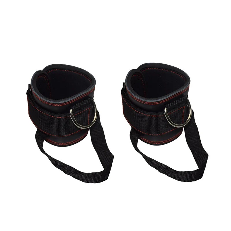 

Hot Sell Gym High Quality Padded Ankle Straps Comprehensive Protection for Cable Machines HF-R-001 ROEGADYN 3-5days Opp Bag, Black