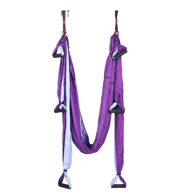 

Sport OEM High-Strength Soft 250*150cm Flying yoga swing Anti-gravity Yoga Hammock