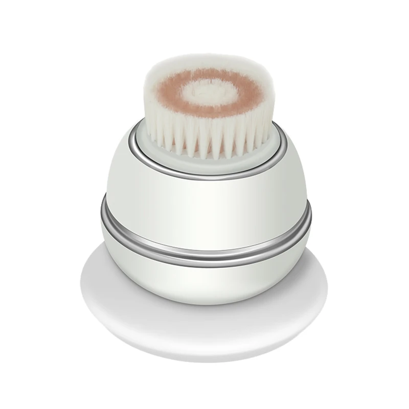 

Hot Products Private Label Women Mens Silicone Facial Cleansing Brushes Electric Face Care Cleanser Brush, White