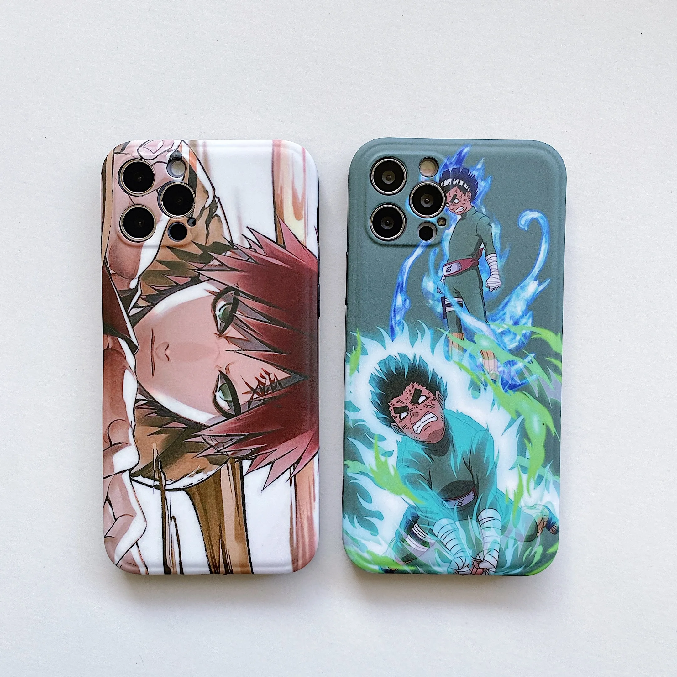 

New Wholesale Naruto Japan Cartoon Matte IMD Phone Case For iPhone 12 Pro Max 11Pro XS MAX 8 Plus XS XR IMD Silicone Phone Cover