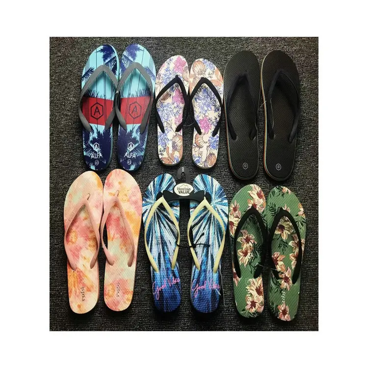 

0.34 Dollar ZDTX001 Series Wholesale Mix Styles Mix Prints Colorful For Adult Men And women's slippers