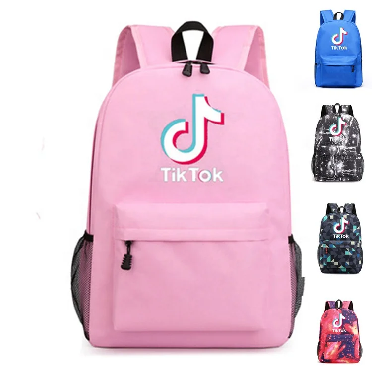 

Popular custom TikTok backpack school bags large capacity fashion men outdoor backpack trendy tiktok bagpack for girls school, 12 colors