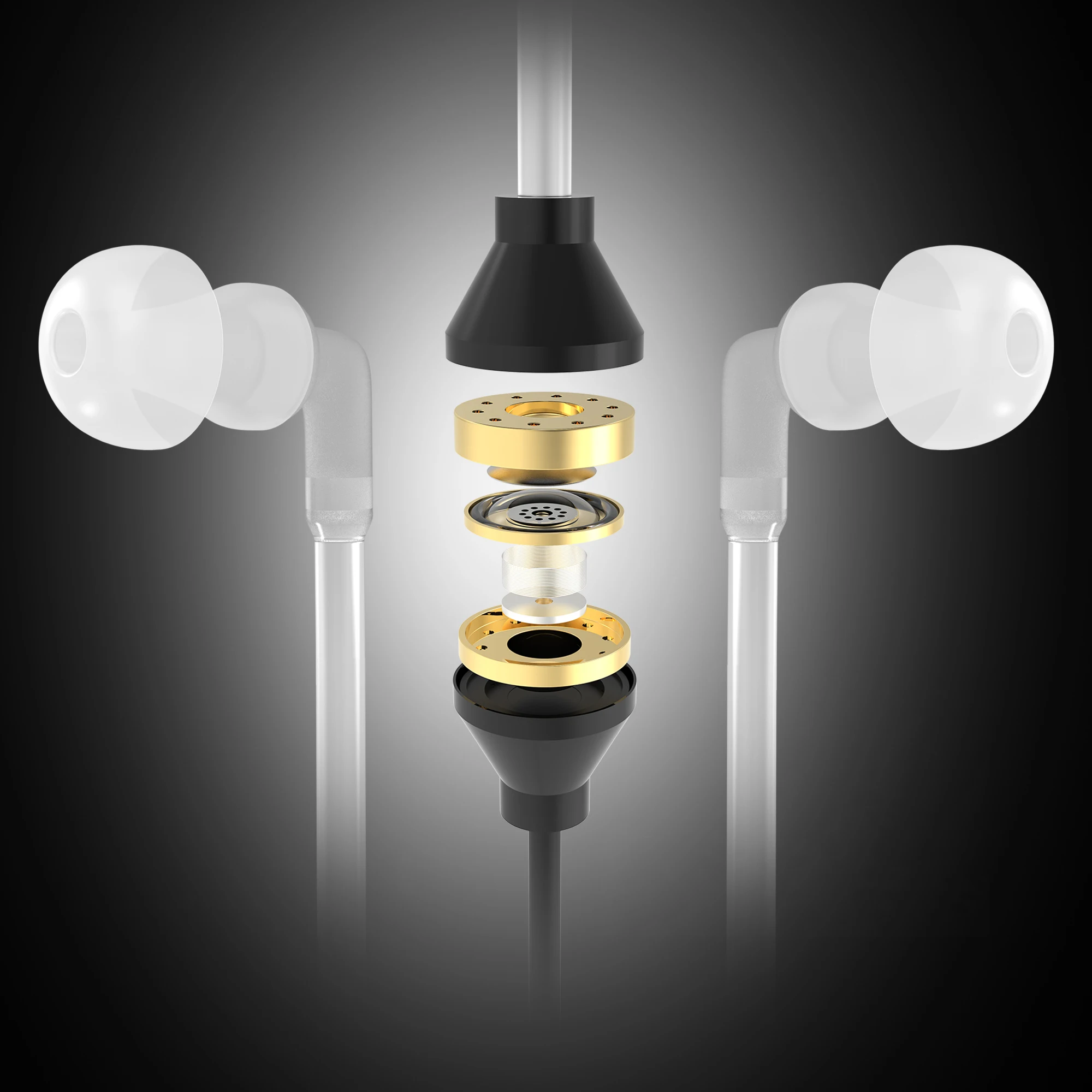 

fs01 wired earphone 3.5MM Stereo Air Tube smart headphones Radiation-proof Spiral earphone & headphone